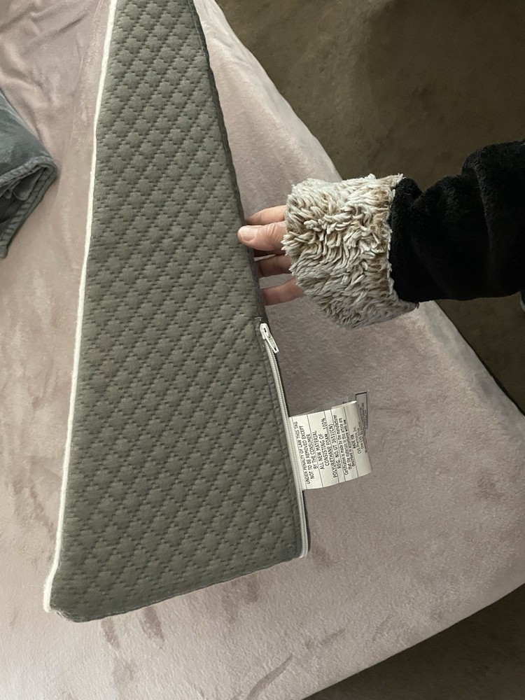 Body Wedge Pillow with Memory Foam Conforms Your Shape Reduce Pressure Points