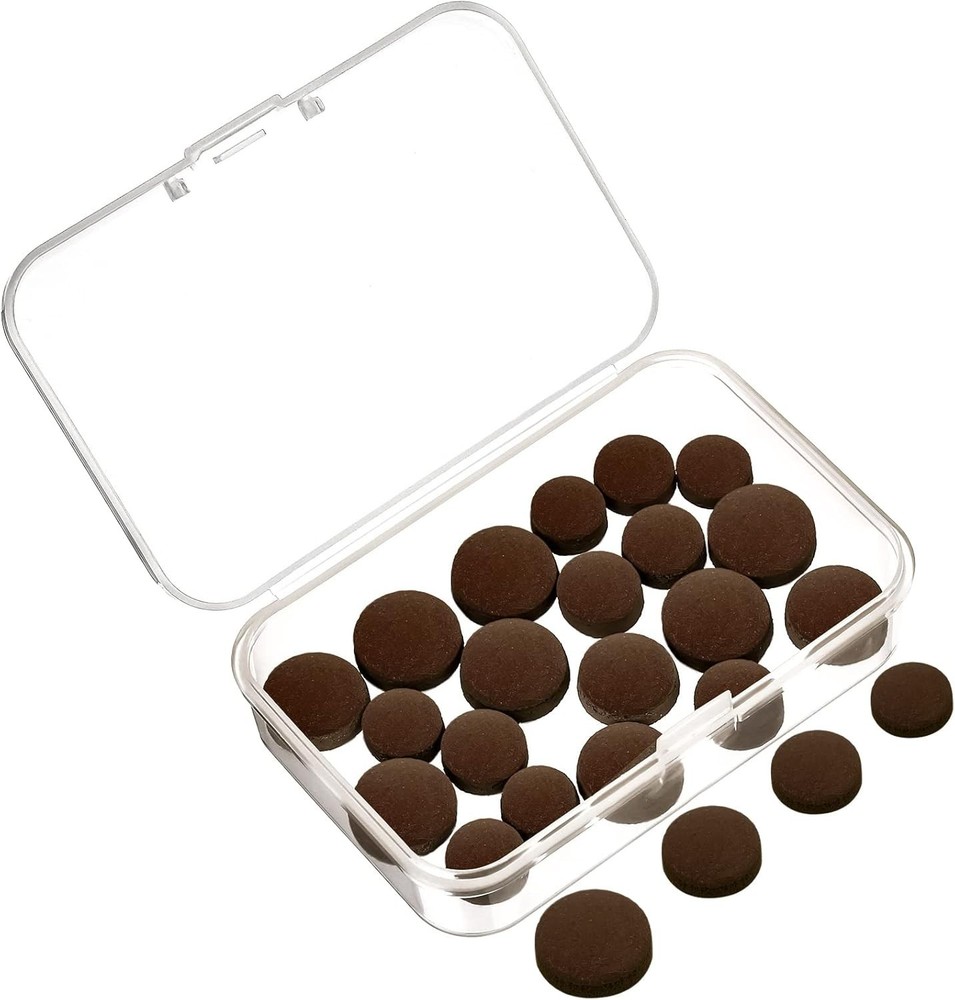 Versatile Billiard Cue Tips Replacement Kit (20 Pcs) with Travel Storage Box
