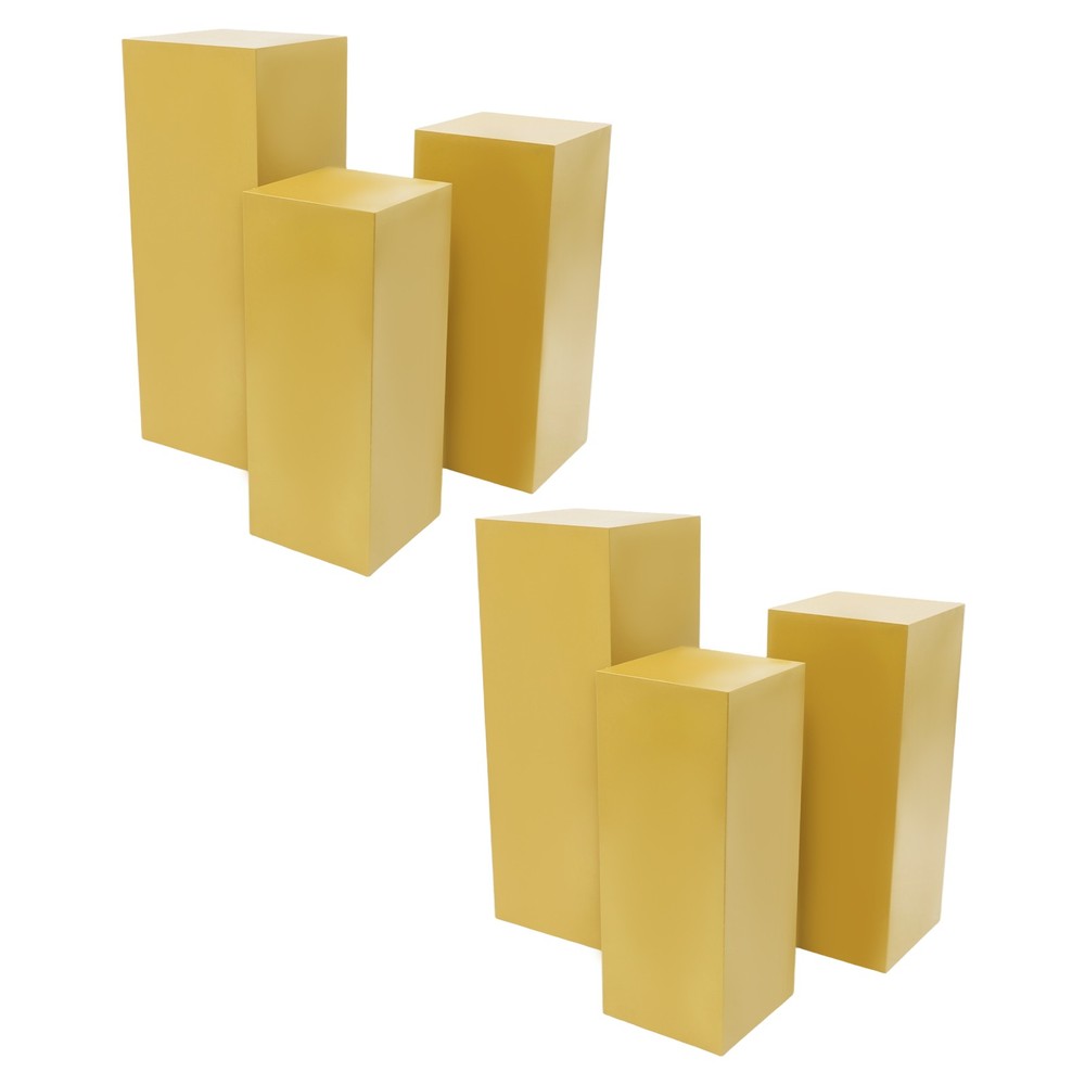 6Pcs Display Pedestal Stands Multi-function Showing Pillars for Birthday Wedding