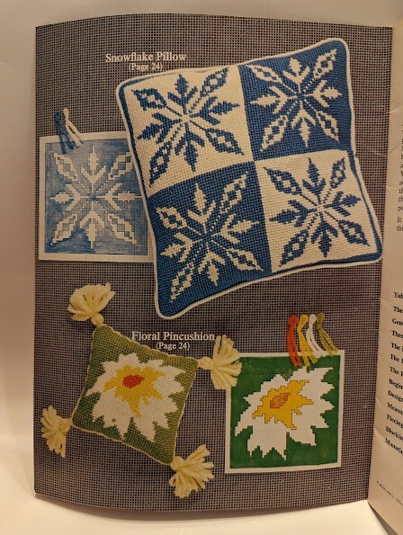 Vintage Columbia-Minerva Beginner's Needlepoint Pattern Instruction Book #207