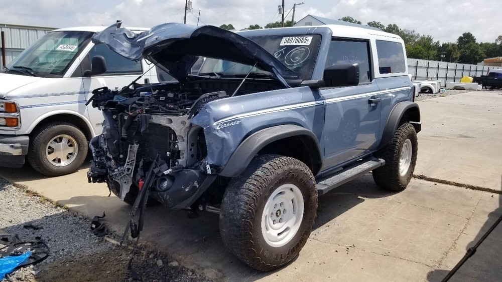 24 FORD BRONCO QUARTER PANEL OUTER SKIN REAR LEFT DRIVER BLUE
