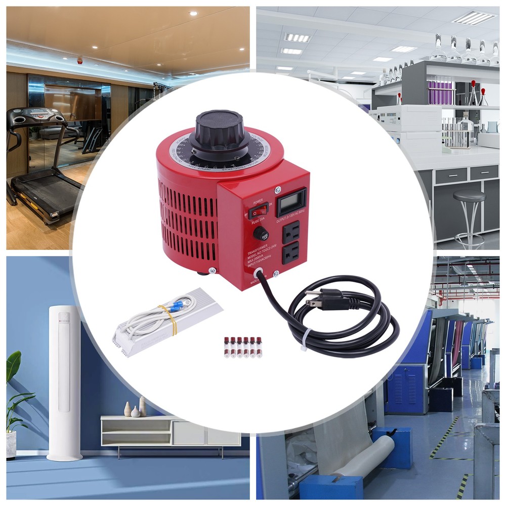 0-130 Volt Adjustable AC Voltage Regulator Variable Transformer 2000VA 110V 60Hz