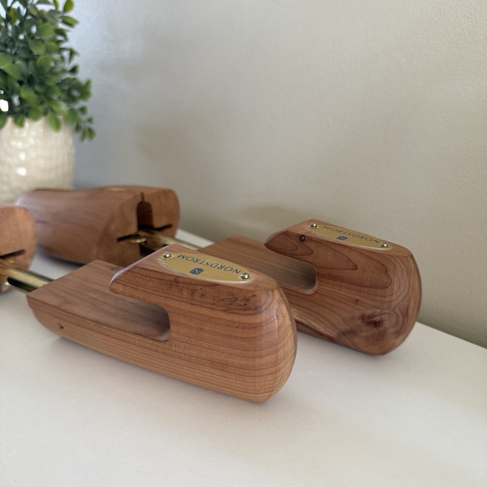 Men’s XL Cedar Shoe Trees Nordstrom Made in USA Wooden Shoe Stretchers Pair