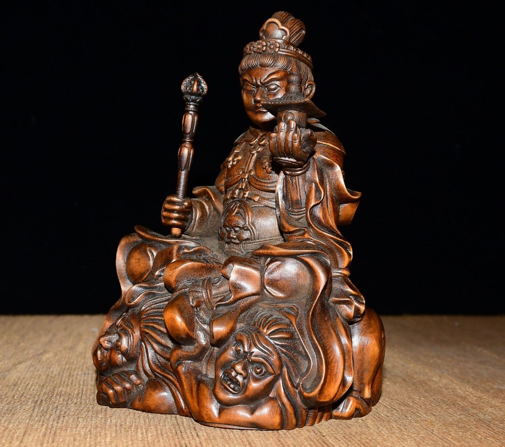 Treasure Small Boxwood Immovable Ming Wang Ornaments