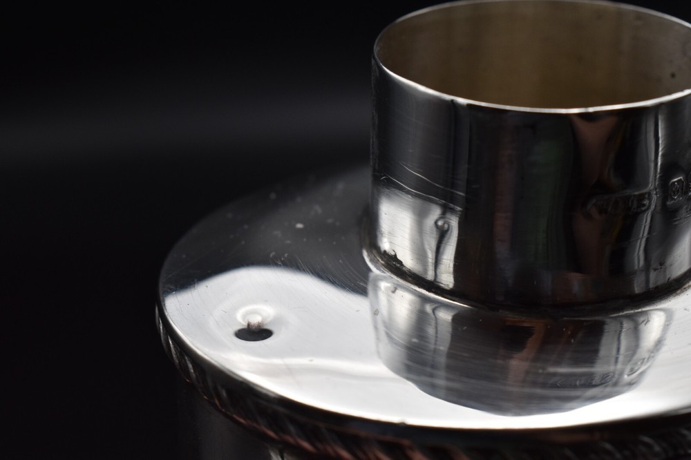 Edwardian Solid Silver Tea Caddy 1909 William Henry Sparrow