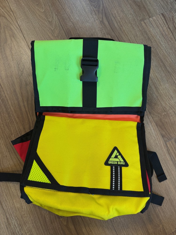 Green Guru Joyride Roll Top Backpack 24L Assorted Multi-color