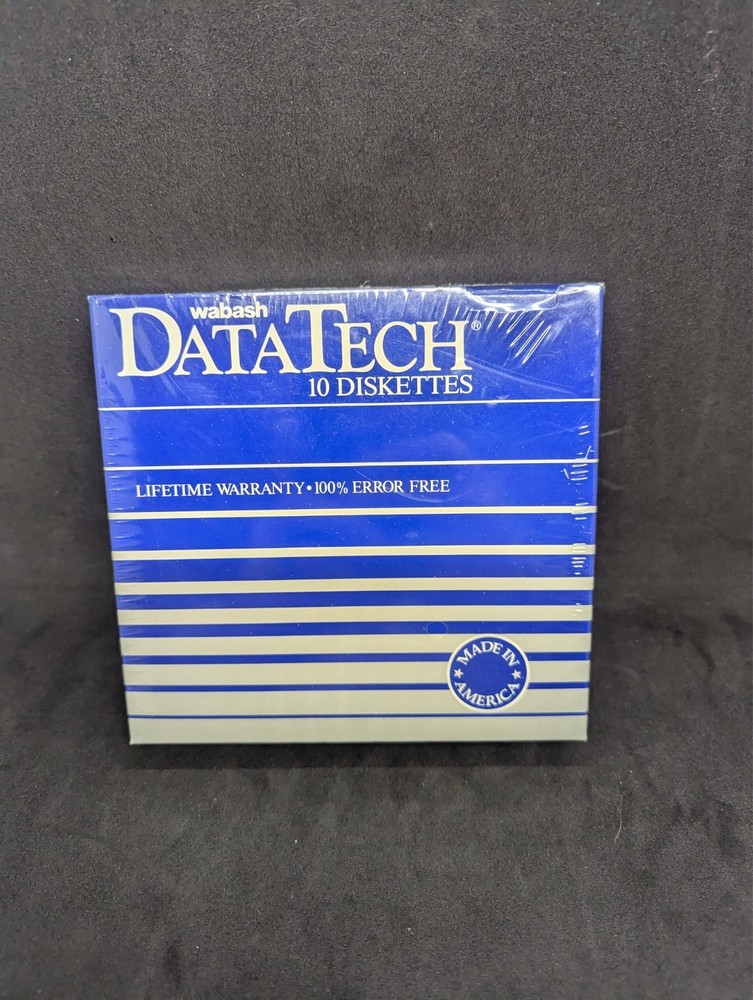 Wabash Data Tech 10 Diskettes pack 5 /12