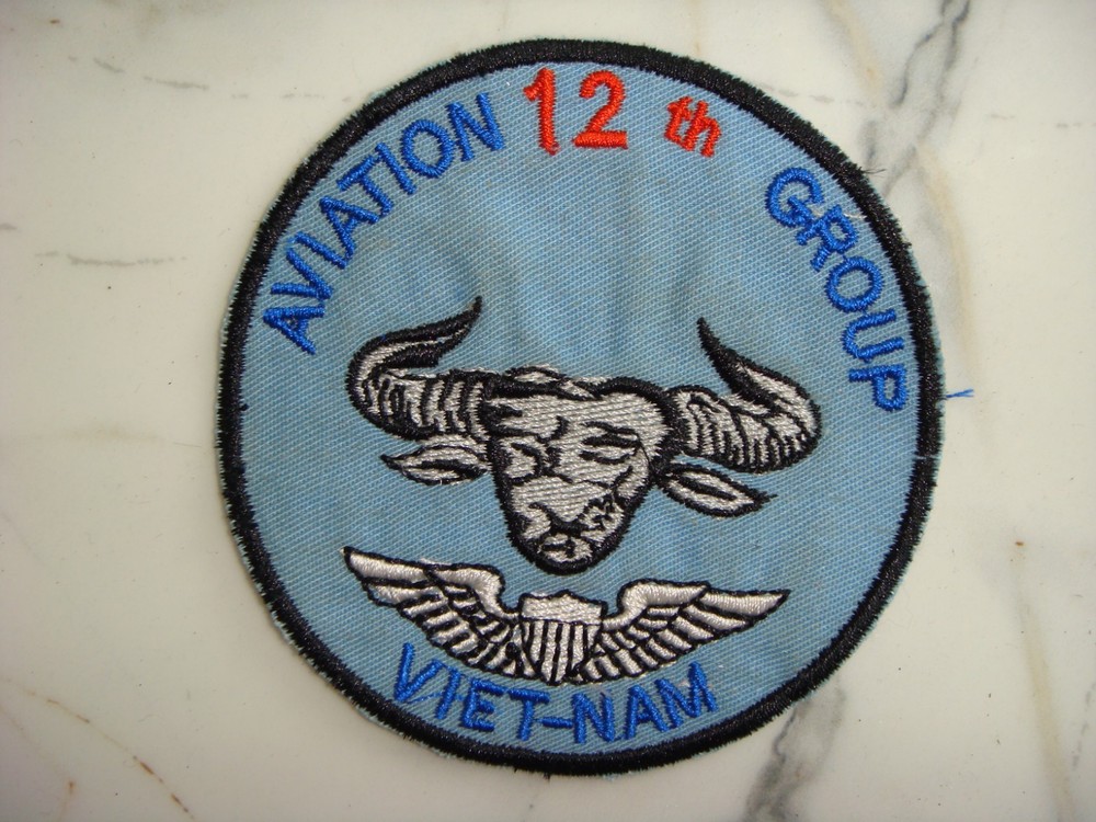 US 12th AVIATION GROUP, VIETNAM WAR PATCH