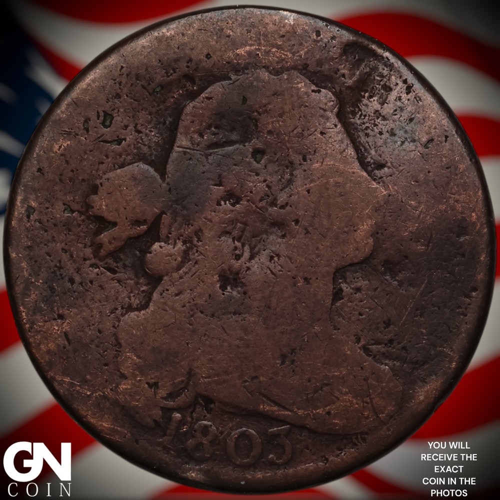 1803 Draped Bust Large Cent A6930