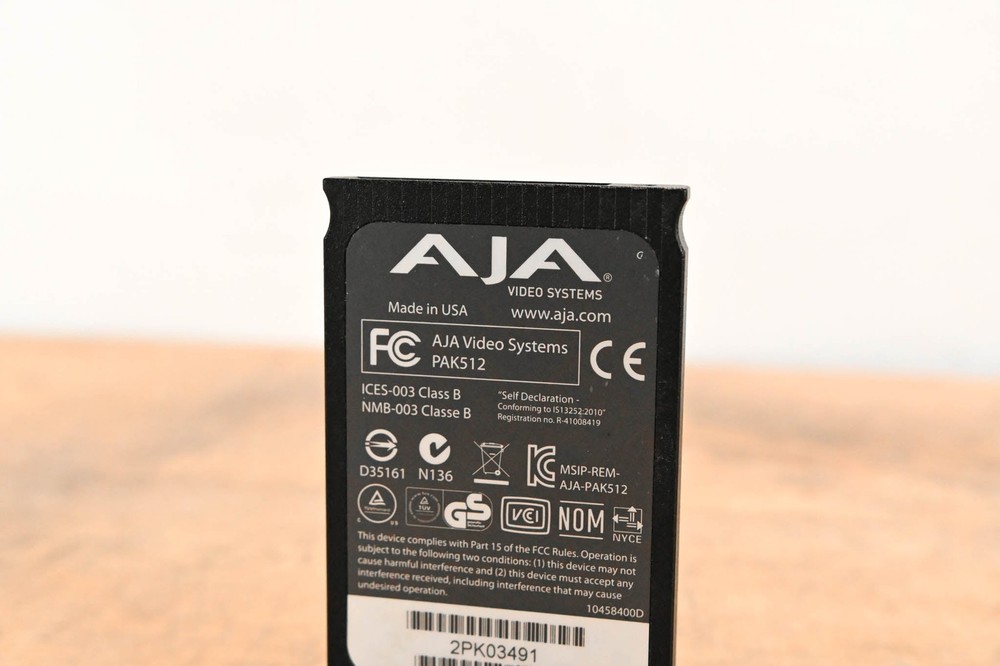 AJA PAK512 SSD Module for Ki Pro Systems CG01WEK
