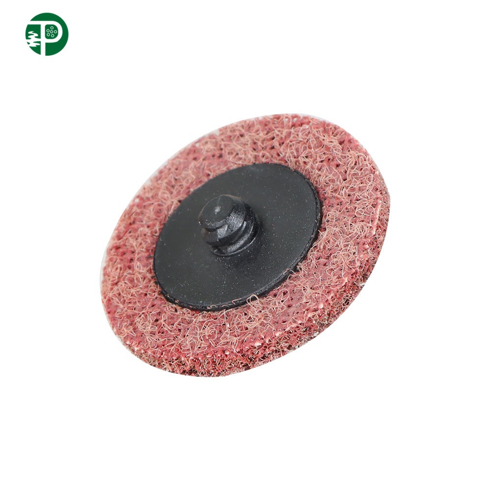 50Pcs 2In Medium Surface Conditioning Discs Roll Lock Die Grinder Sanding Pads