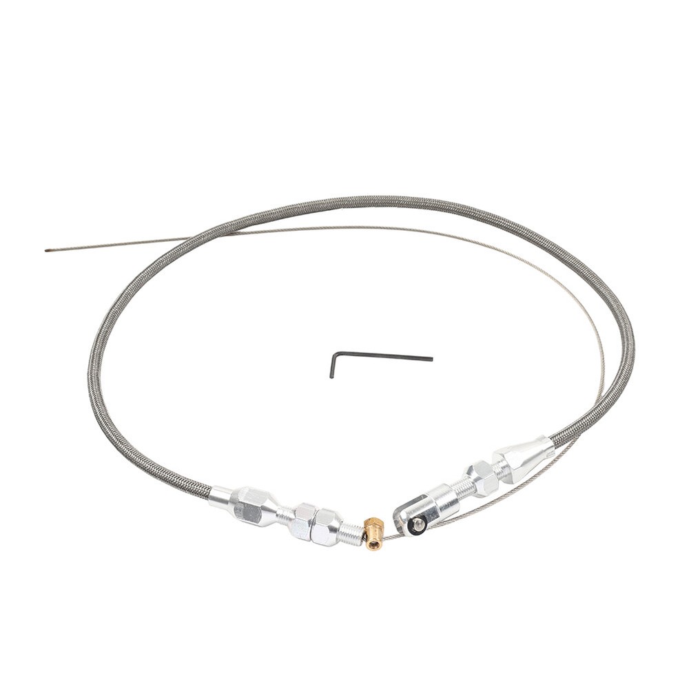 48'' Conversion Braided Throttle Cable Kit For Chevy LS1 Engine 4.8L 5.3L 5.7L