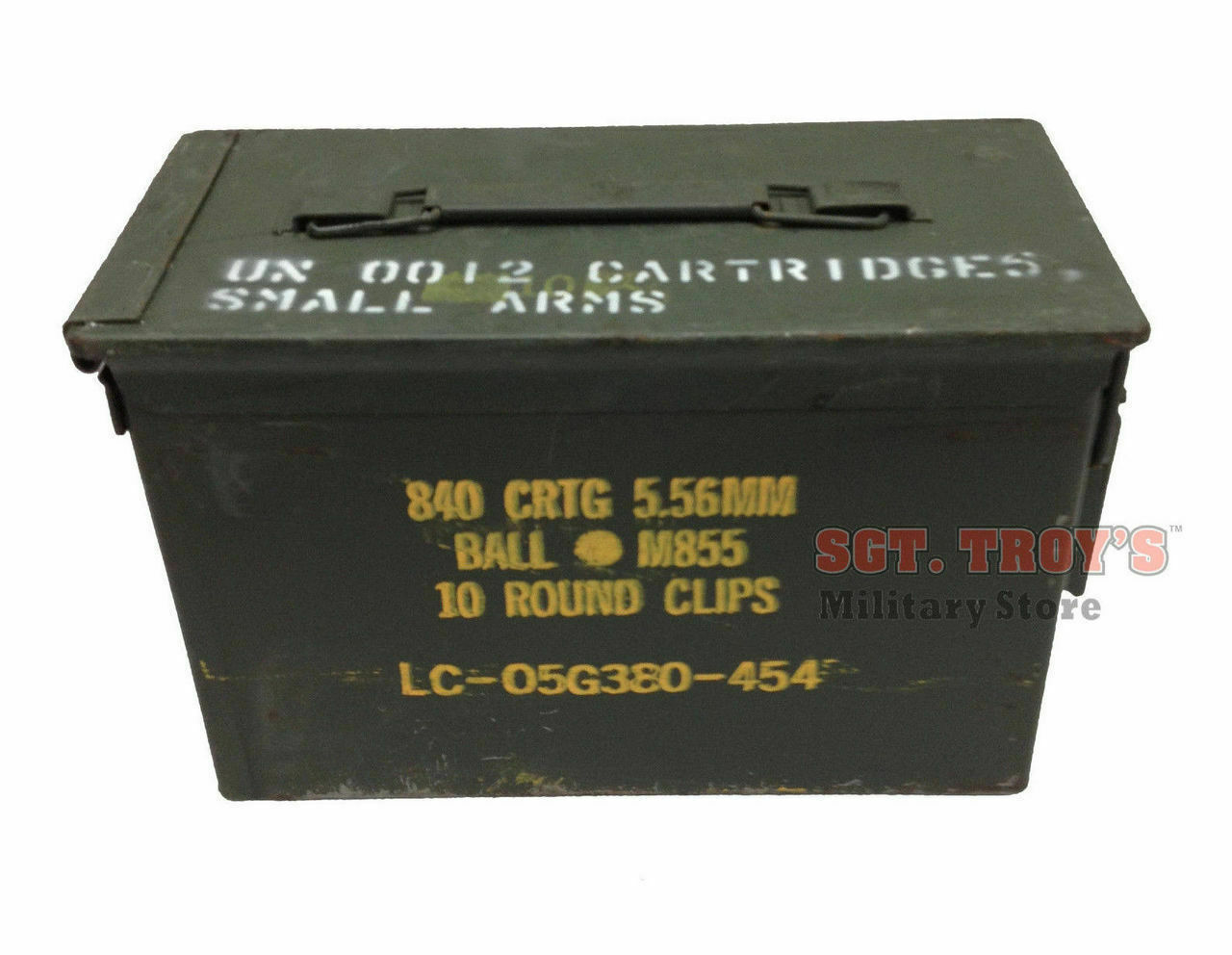Original .50 CALIBER 5.56mm Military AMMO CAN M2A1 50CAL METAL AMMO CAN BOX VGC