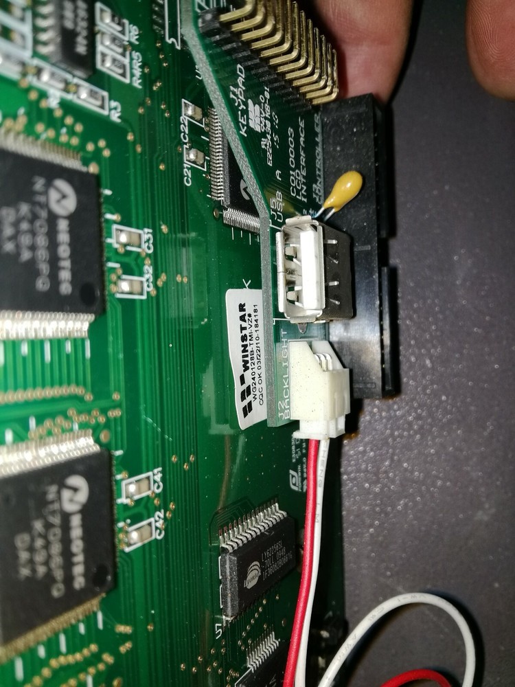 Winstar WG240128B-TMI-VZ LCD Display / C010003 LCD Interface for Ecotech E020040