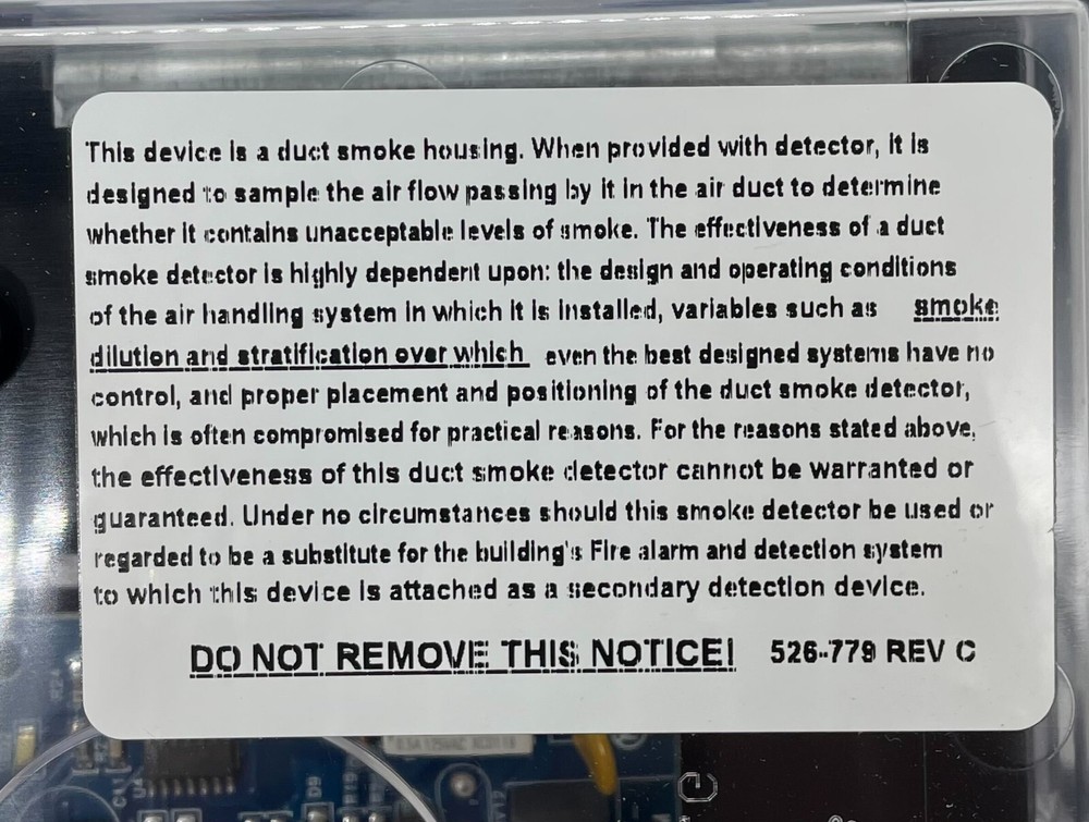 Simplex 4098-9756 Duct Detector - Same Day Shipping (SEALED)