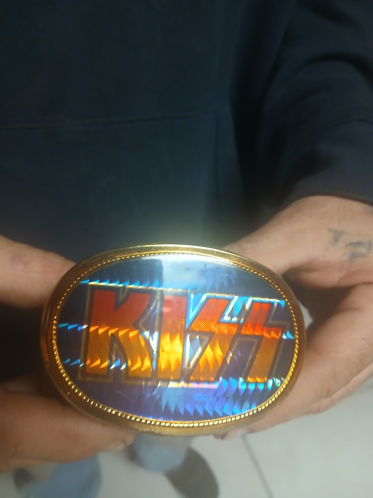 original very RARE KISS belt buckel