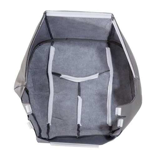 FZJDSD 2PCS 922 Driver Side Bottom Microfiber Leather Replacement Seat Gray