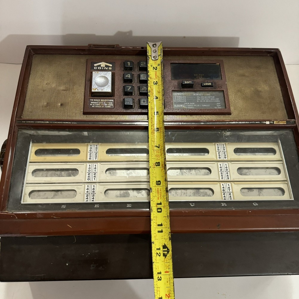 Vintage Seeburg Jukebox Untested