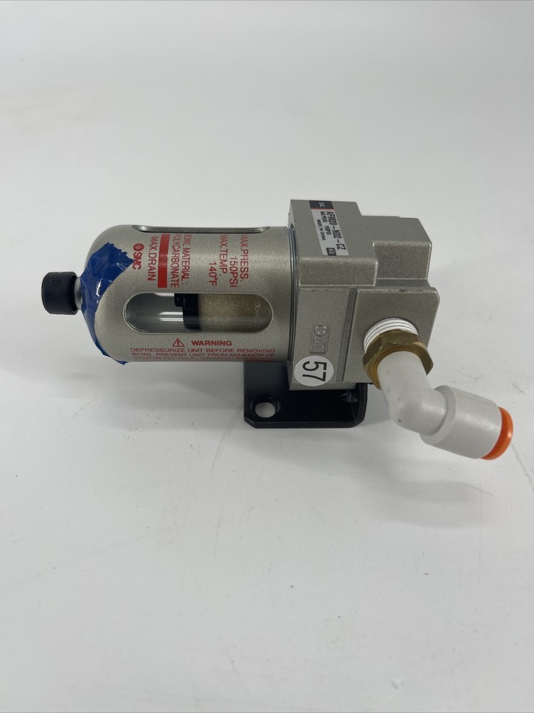 SMC AFM20-N02-CZ Mist Separator Broken Drain Plug
