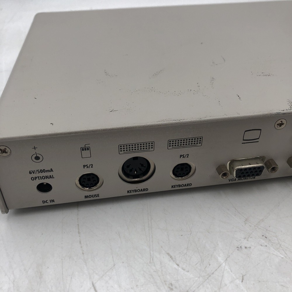 Raritan CompuSwitch Four Port Single or Multi User KVM Switch CS4 POWER TESTED
