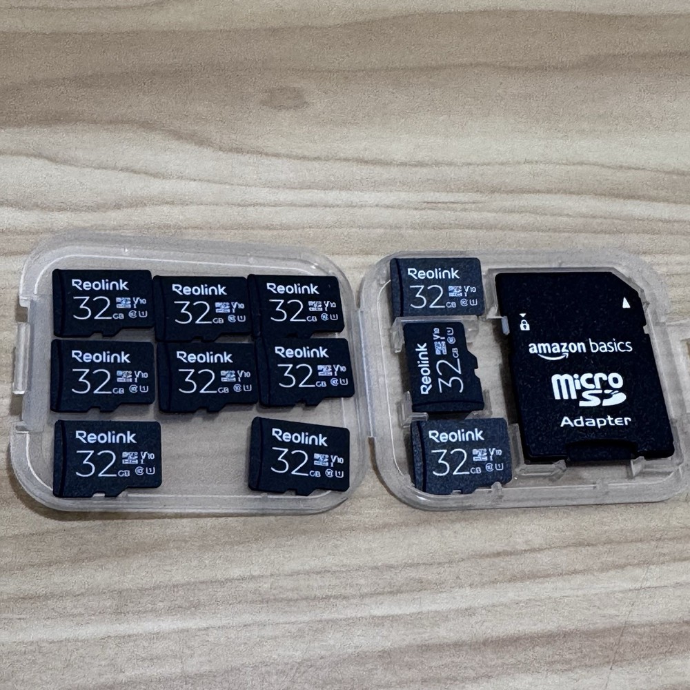 11 Class 10 Micro SD HC Memory Card Reolink Security Camera 32GB Micro SD Adapt