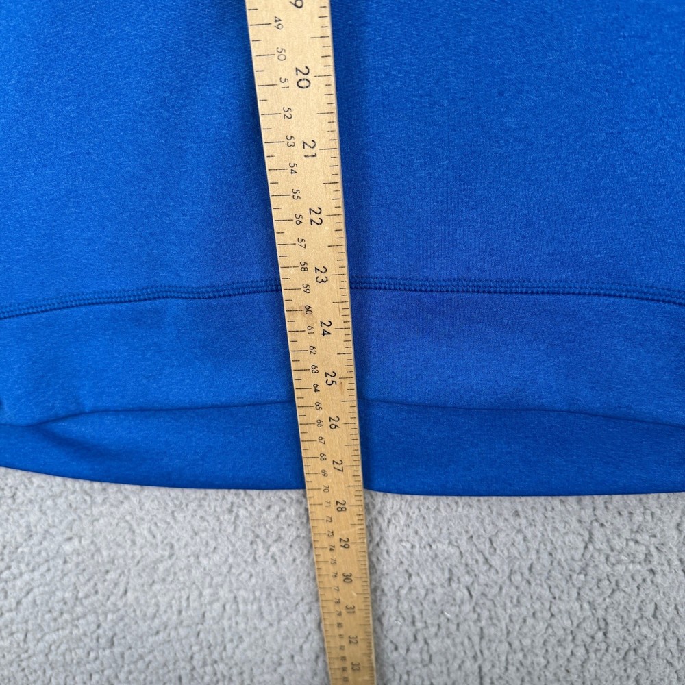 KJUS Keano Half Zip Men 50 M Blue Performance Golf Midlayer Pullover UPF50
