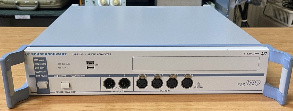 Rohde & Schwarz UPP400, audio analyzer