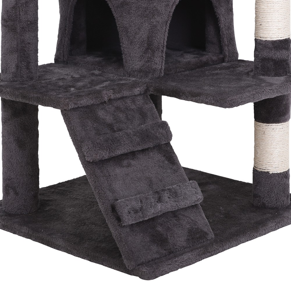 55" Cat Tree Tower Activity Center Large Playing House Condo Rest Multi Level