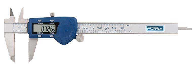 Fowler 54-101-150-2 Xtra-Value Cal Electronic Caliper with Regular Display, 0-6"