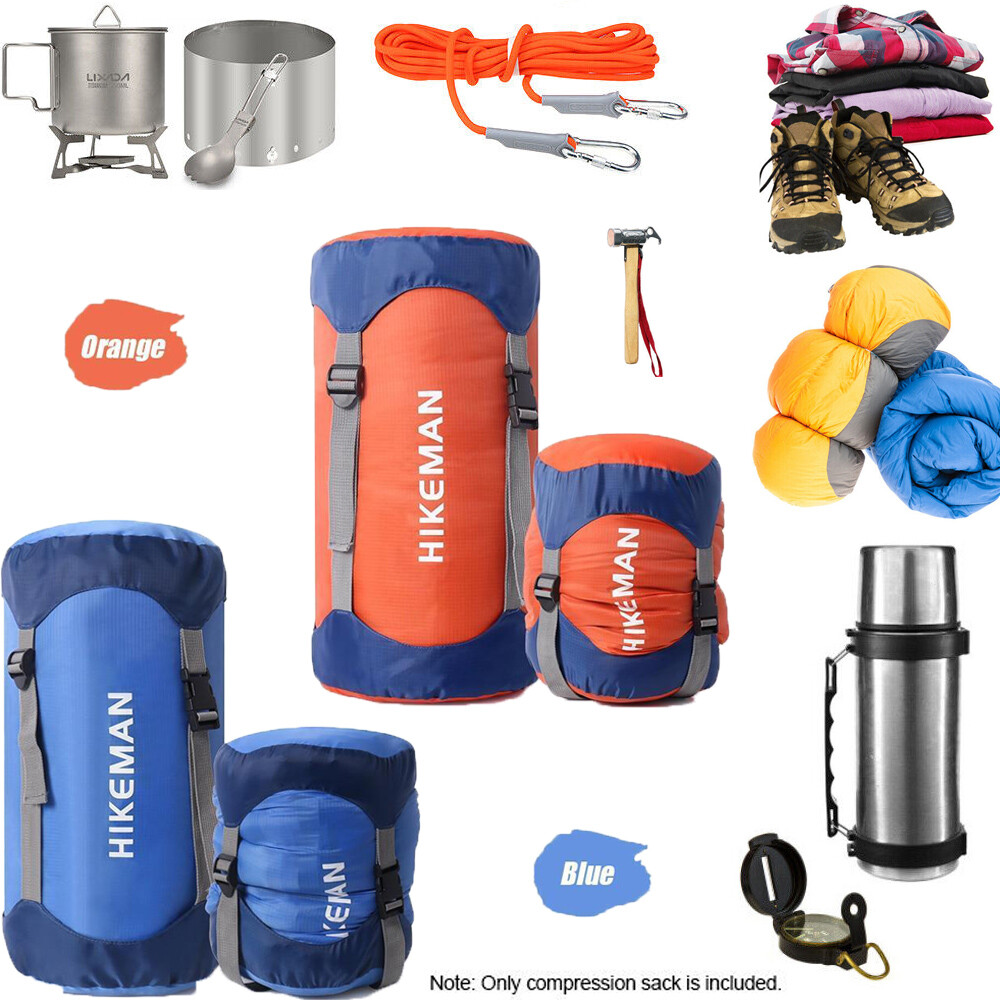 Outdoor Waterproof Compression Stuff Sack Camping Storage Bag Sleeping Bag