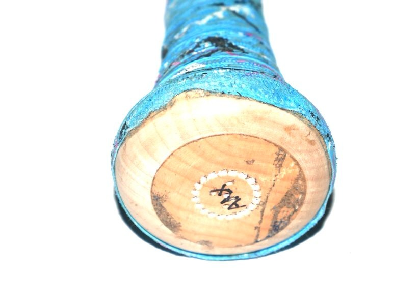 ARMANDO ALVAREZ OAKLAND ATHLETICS GAME USED SIGNED CHANDLER RA13 BASEBALL BAT