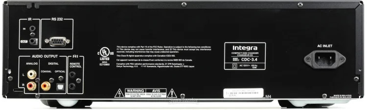 Integra CDC-3.4 2-channel 6-disc CD Player