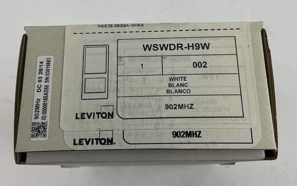 LEVITON WSWDR-H9W MOTION SENSOR