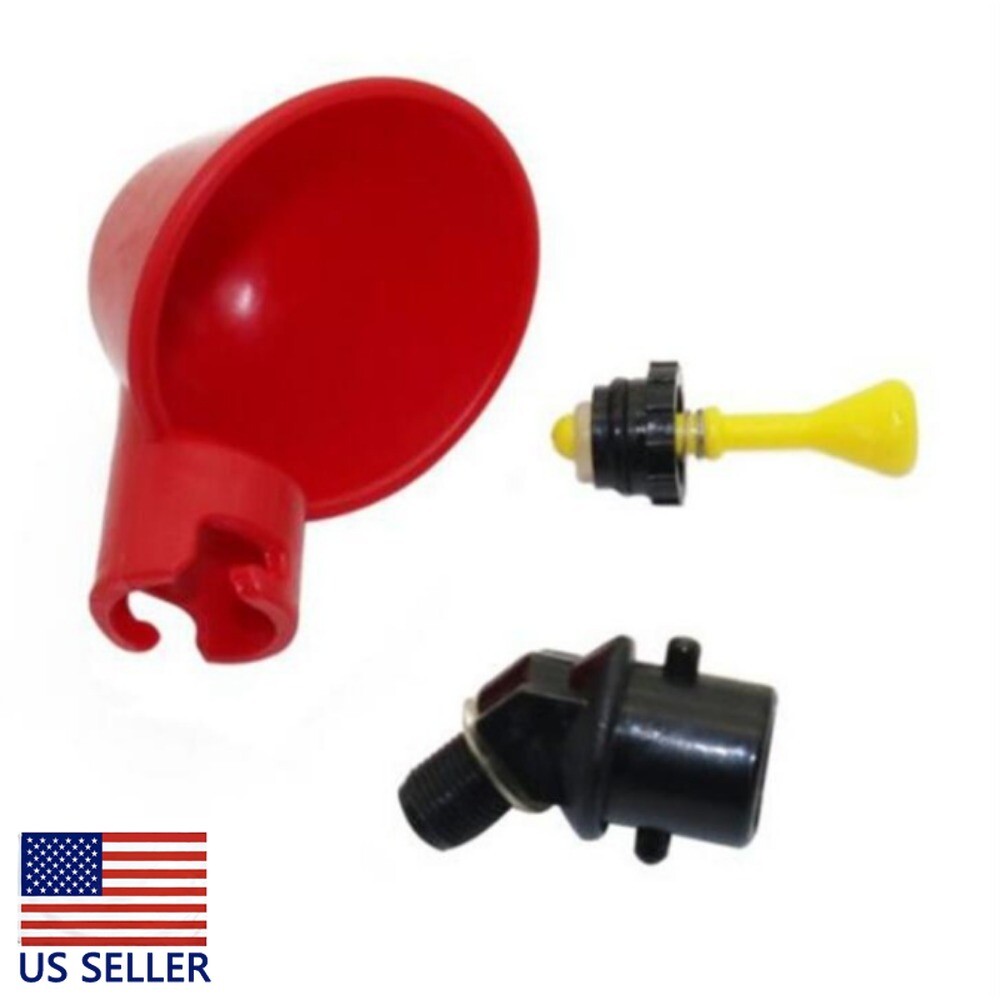 10PCS Chicken Drinking Cup Poultry Water Dispenser Split Automatic Water Feeder