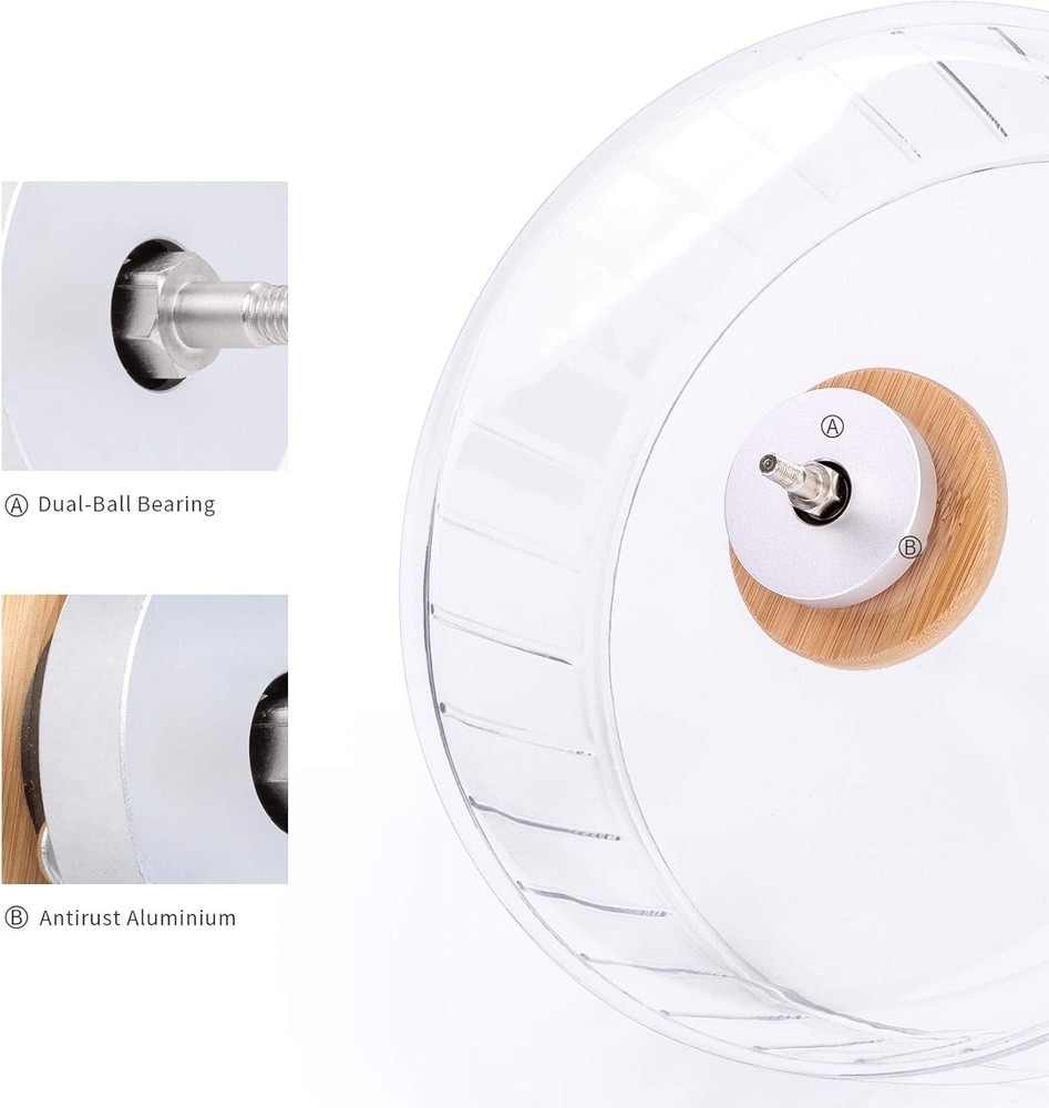 Sturdy Hamster Wheel with Adjustable Stand