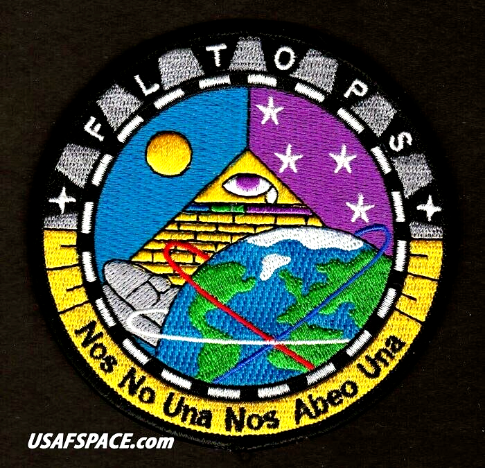 NRO -FLT-OPS -ADF-E FLIGHT OPERATIONS -USAF -USSF-NROL CLASSIFIED SPACE PATCH