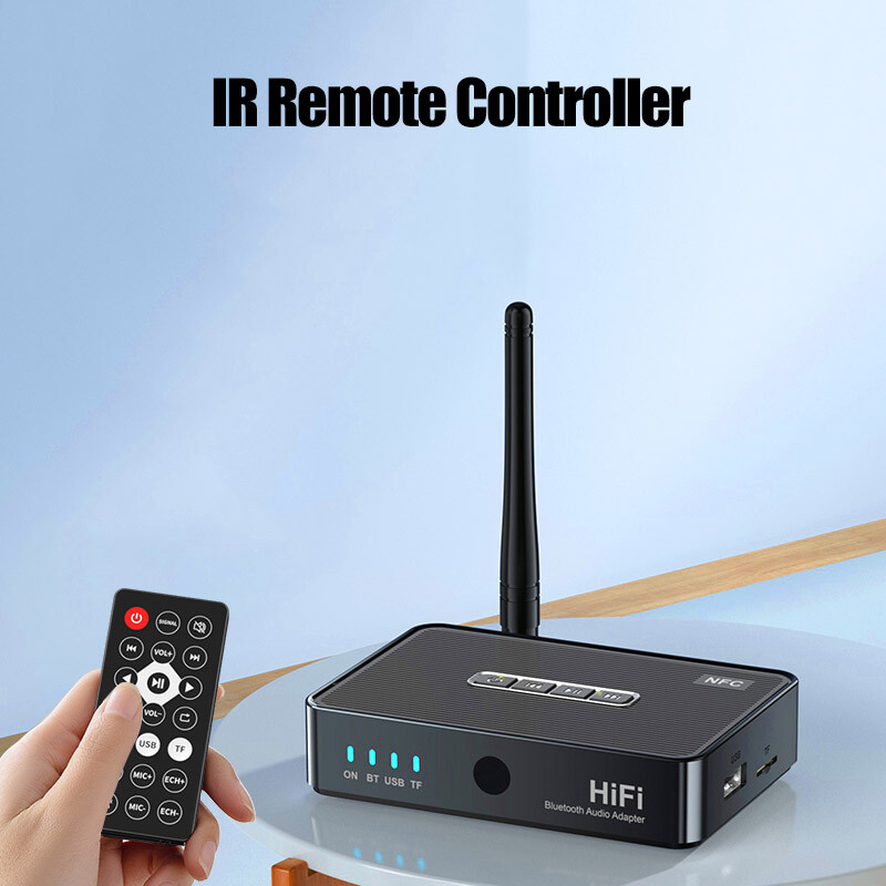 Bluetooth Receiver NFC Audio Adapter 2 RCA 3.5mm 6.5mm For Old Speaker Amplifier