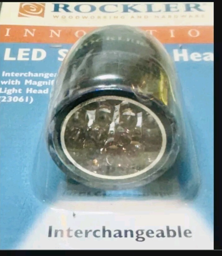 Rockler LED Spotlight Head Interchangeable Replacement 23061 Compatible NEW