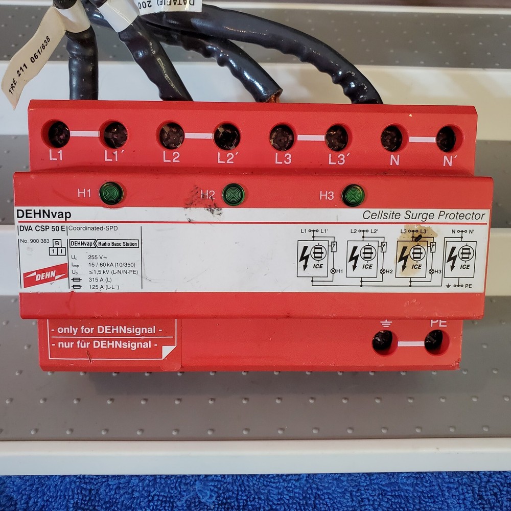 DEHN Cellsite Surge Protector DEHNvap DVA CSP 50 E Coordinated SPD Used