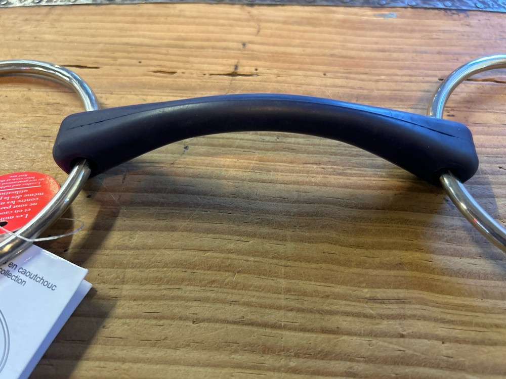 Jump'In Loose Ring Rubber Mullen Bit