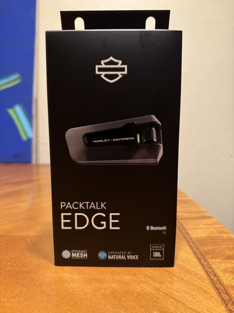 Cardo Packtalk Edge Bluetooth Intercom, Waterproof, JBL 2nd Gen Mesh