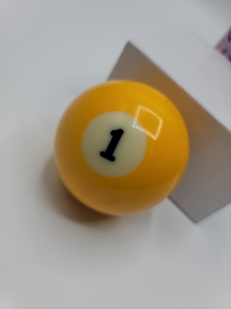 Replacement Billiard Pool 1 Ball Yellow Empire 2.25"