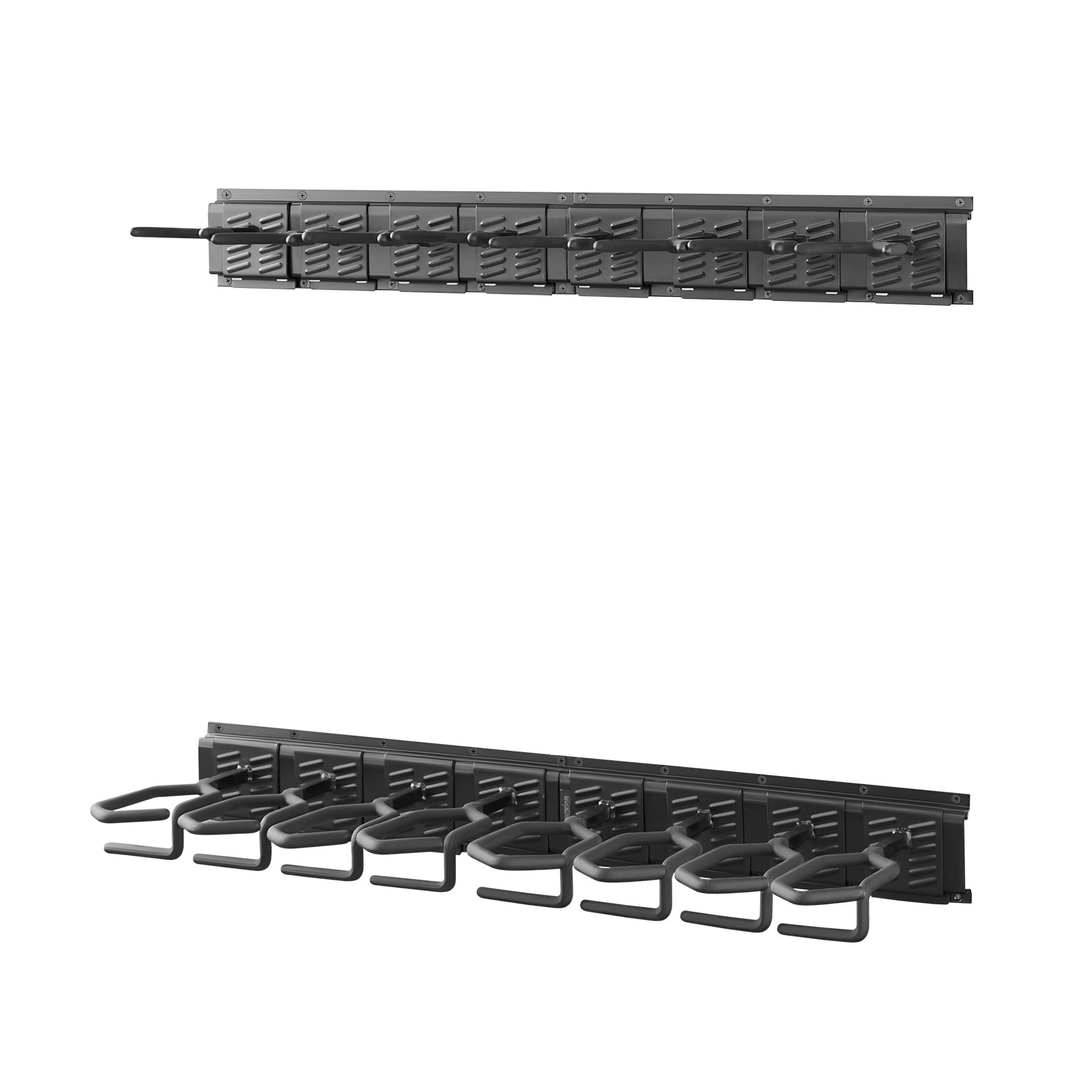 Uimoso Indoor Steel Gun Rack Wall Mount for Rifles and Shotguns, 8 Slots