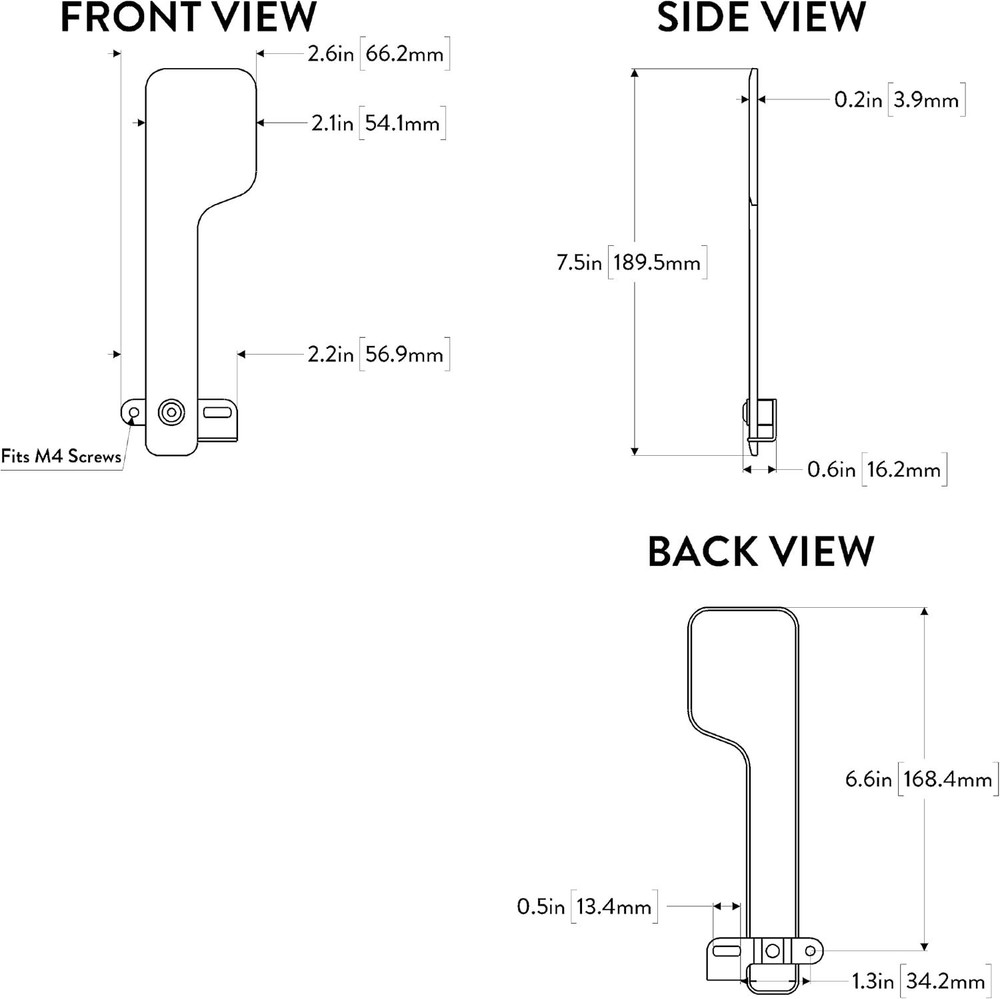 Galvanized Steel Mailbox Flag Replacement - Easy Installs, -Round Durability