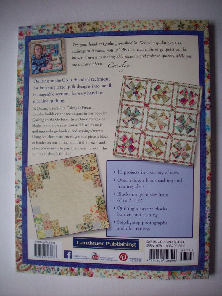 Quilting on the Go Taking it Further patterns and instruction