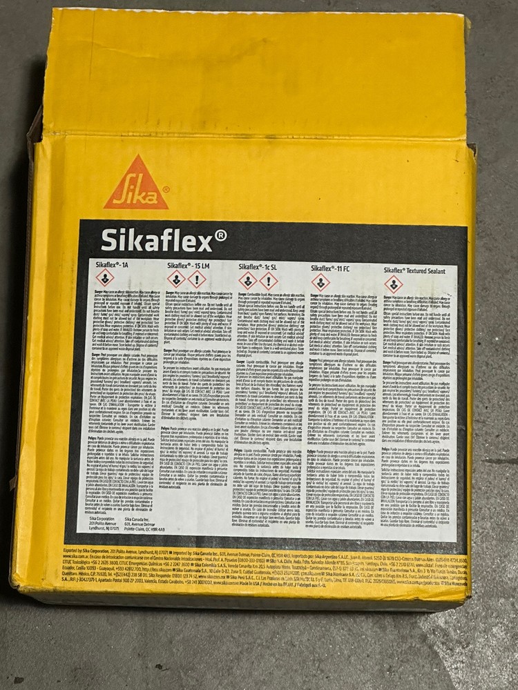 24 Pack Sikaflex 1A Polyurethane Construction Sealant Caulk, White, In Date