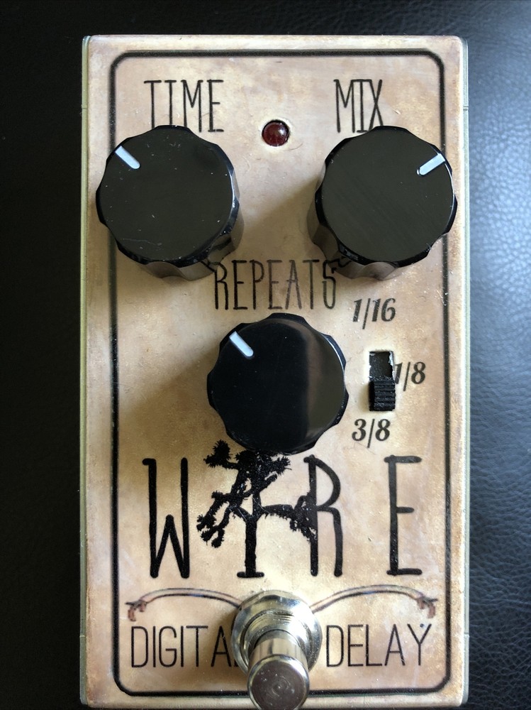 U2 WIRE Digital Delay Guitar Effects Pedal Custom Rare Edge