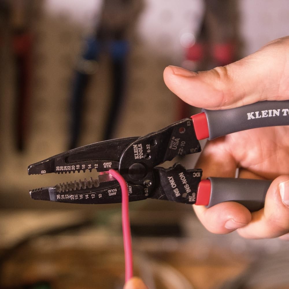 Klein Tools 1019 10 - 26 AWG Solid, 12 - 28 Stranded, Gray/Red