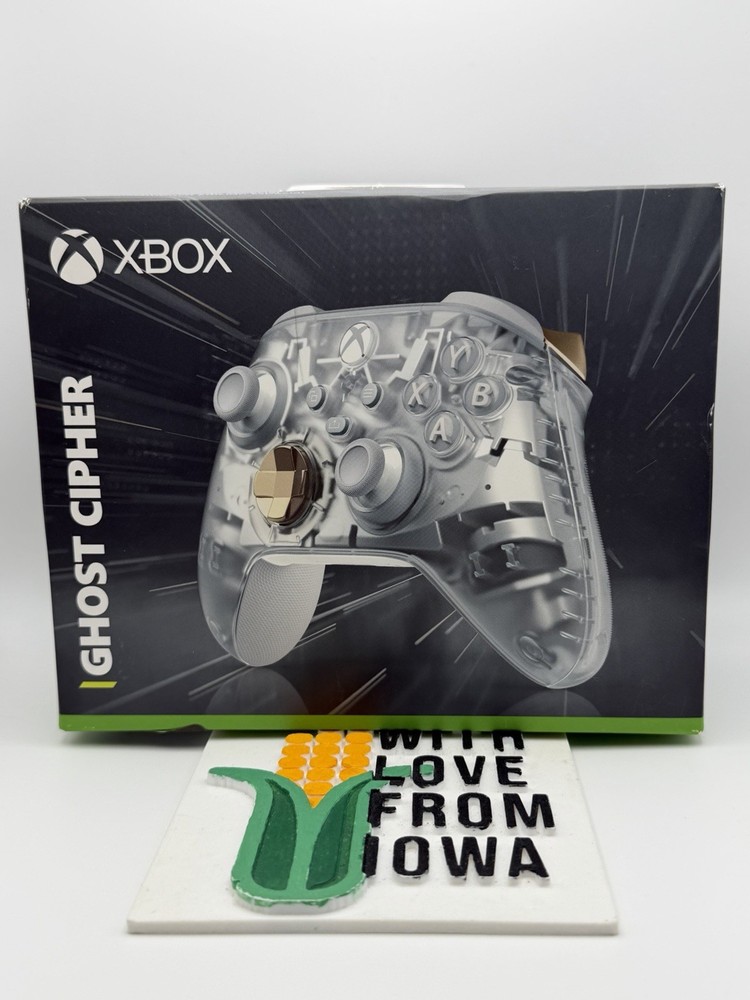 New Microsoft Xbox Wireless Controller, Ghost Cipher Special Edition (QAU-00157)