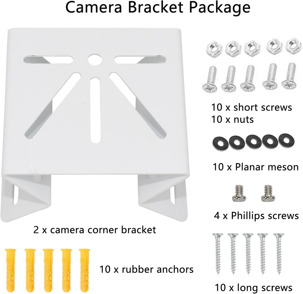 Camera Corner Mount Compatible with Eufy Solocam S340, Solocam E30, Solocam E42,